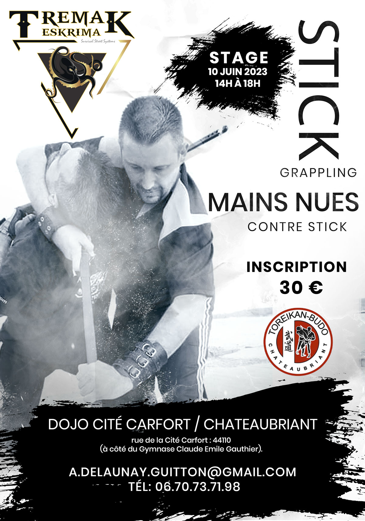 STAGE NANTES MAINS NUES TREMAK ESKRIMA